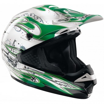 Casque Casque moto HJC CLMX Fang MC4 vert